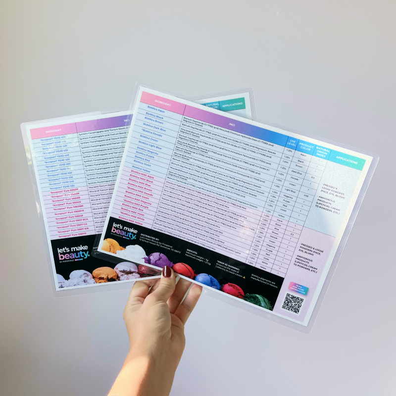 LET'S MAKE BEAUTY PIGMENT REFERENCE KIT