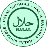 Animal products or by-products are not used as raw materials and/or processing aids during manufacture. Activated carbons are not used as raw materials and/or processing aids during manufacture. halal_suitable